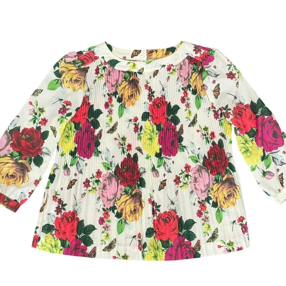 Baker by Ted Baker Girls Floral Butterfly Pleased Blouse Medium (8)